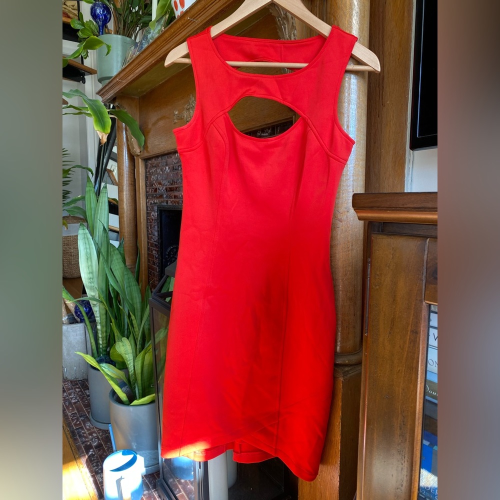 Guess dress. Red short dress.